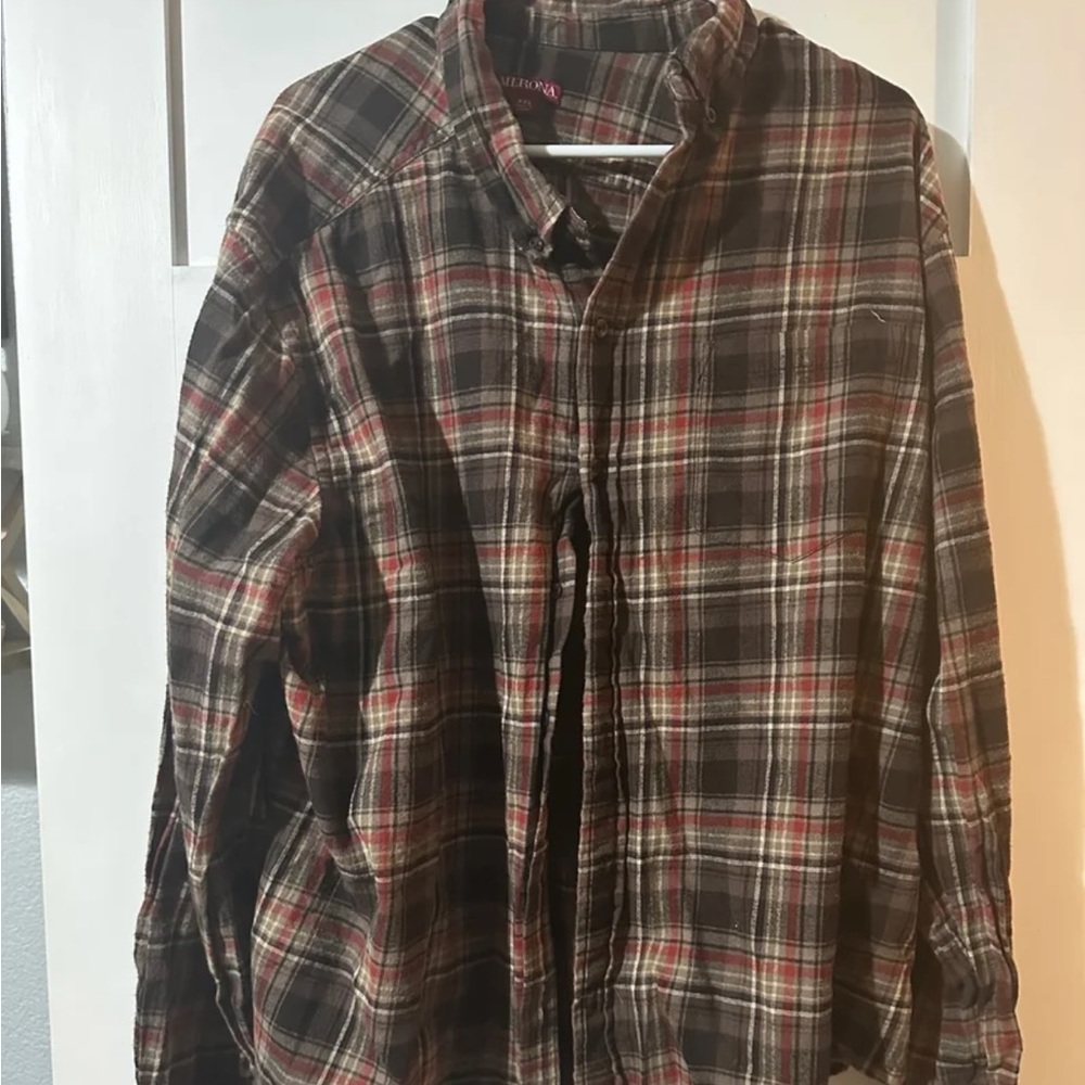Men’s Plaid Flannel Button Down